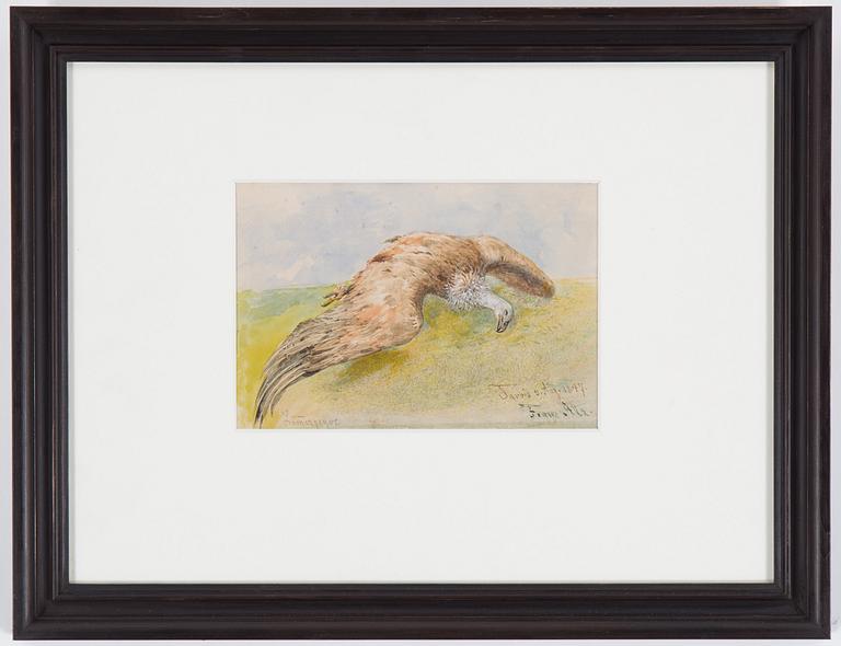FRANZ ALT, water colour. Signed and dated "Franz Alt / Tarvis 3 Aug. 1847.