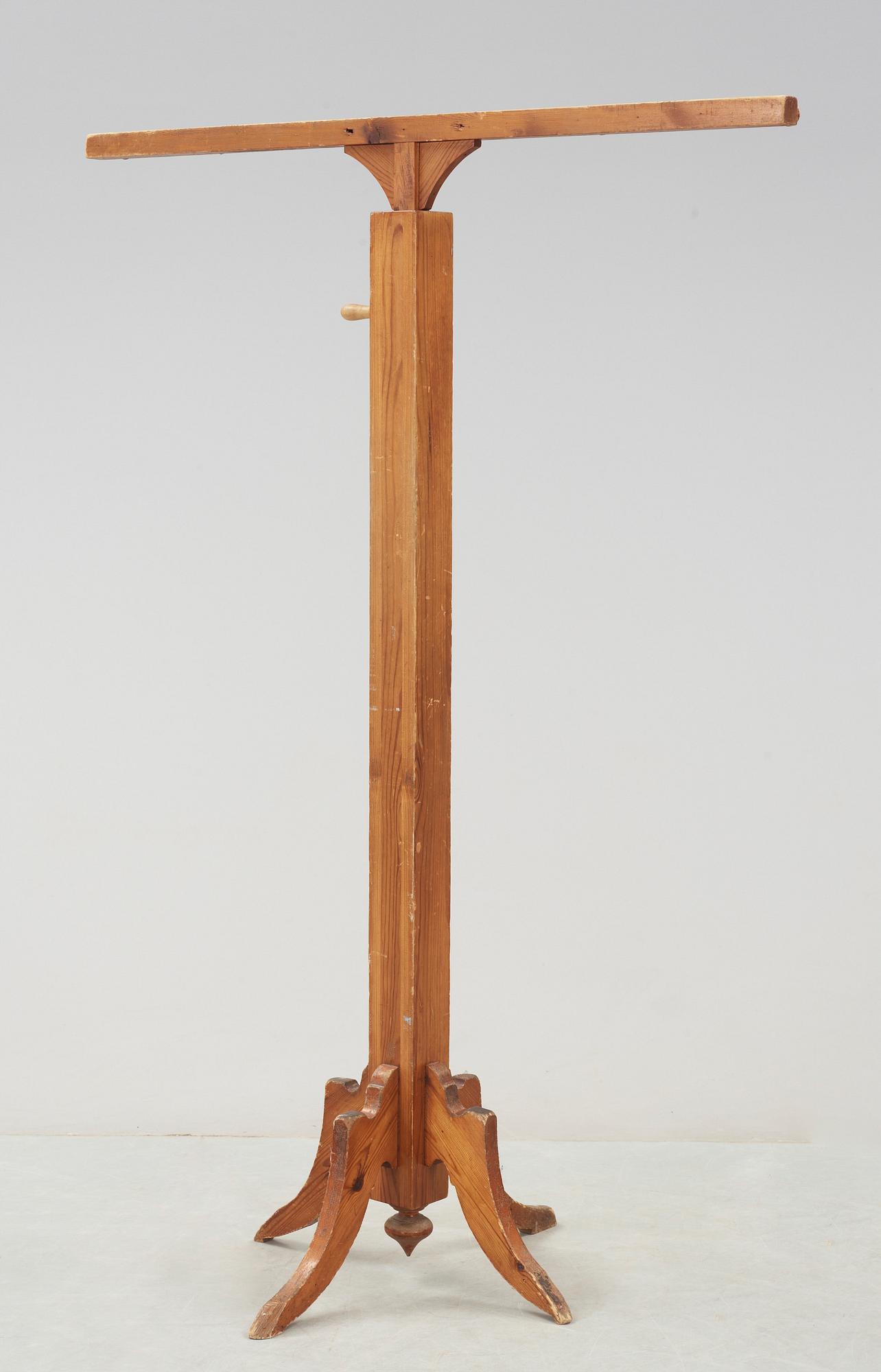 PLANSCHSTÄLLNING, 1900-talets början.