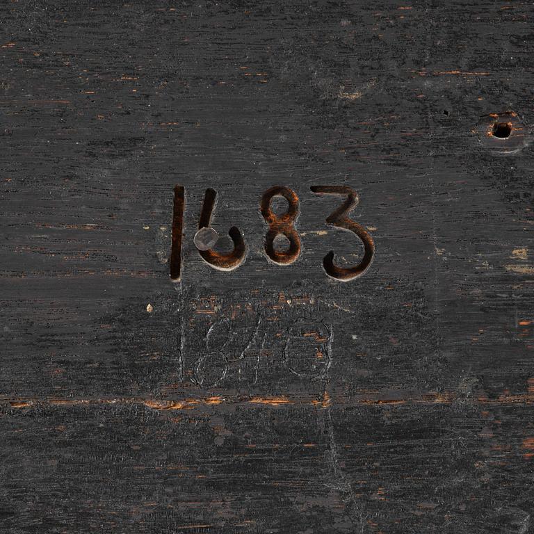 A Swedish Baroque Royal writing desk, by Hindrich von Hachten Ordered for the queen Hedvig Eleonora (1636-1715) 1683.