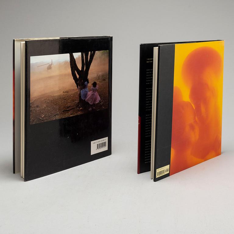 PHOTOBOOKS, 2 books by Andres Serrano and James Nachtwey.