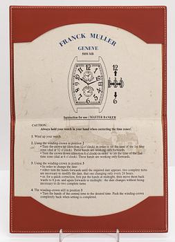 Franck Muller, Master Banker, wristwatch, 32 c 39 mm.