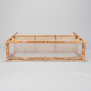 BLOMBORD, rotting och glas, 1950/60-tal.