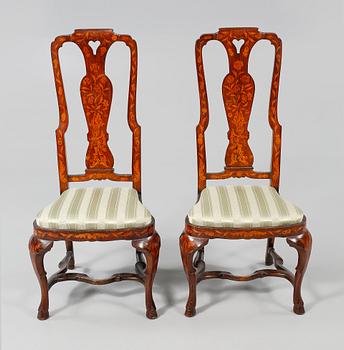 STOLAR, ett par, senbarockstil, 1900-talets början.