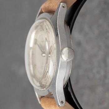 Patek Philippe & Co, "565 Steel", "Sector Dial", ca 1943.