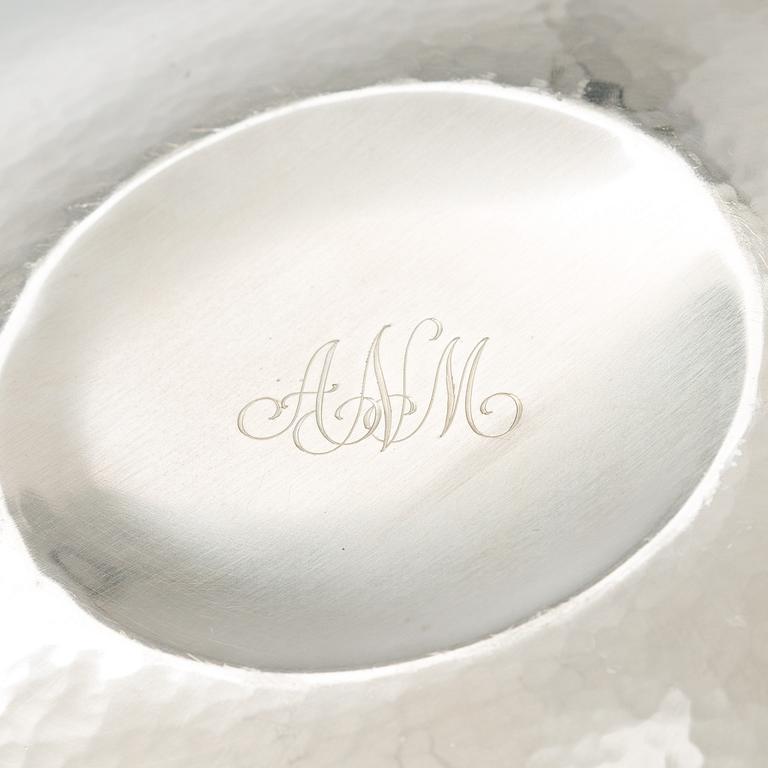 Tapio Wirkkala, a 'TW 341' silver bowl, Kultakeskus, Hämenlinna 1965.