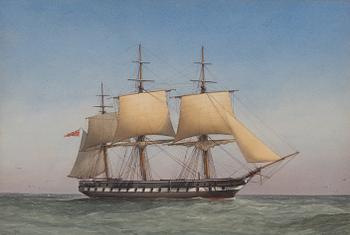 William Frederick Mitchell,  H M Frigate "Arethusa" 50 guns.