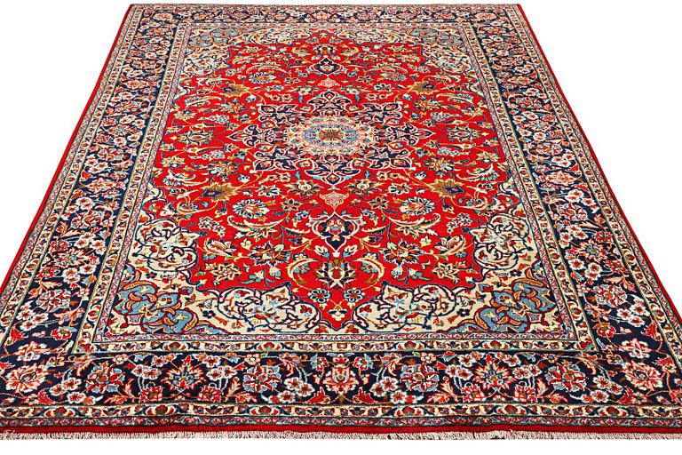 A Najafabad carpet, c. 330 x 233 cm.