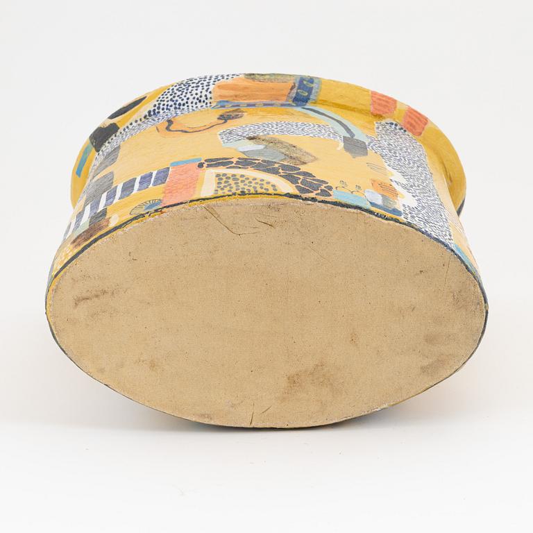 Herman Fogelin, a stoneware vase/pot, signed.
