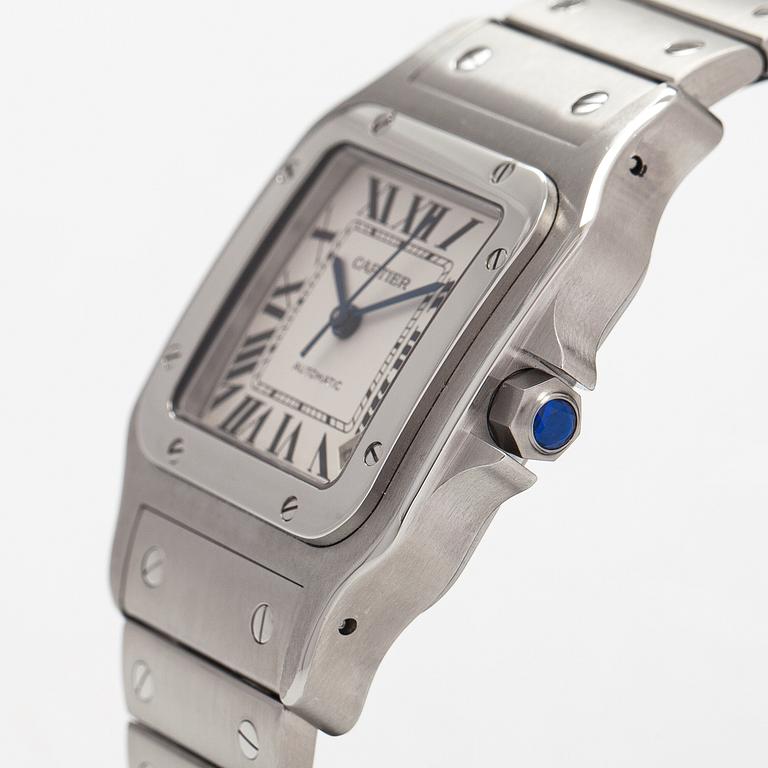 Cartier, Santos, armbandsur, 32 x 32 mm.