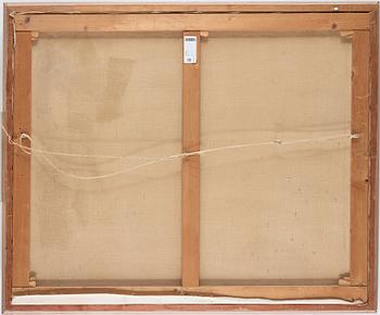 Gustaf Fjaestad, Autumn landscape with roundpole fence.