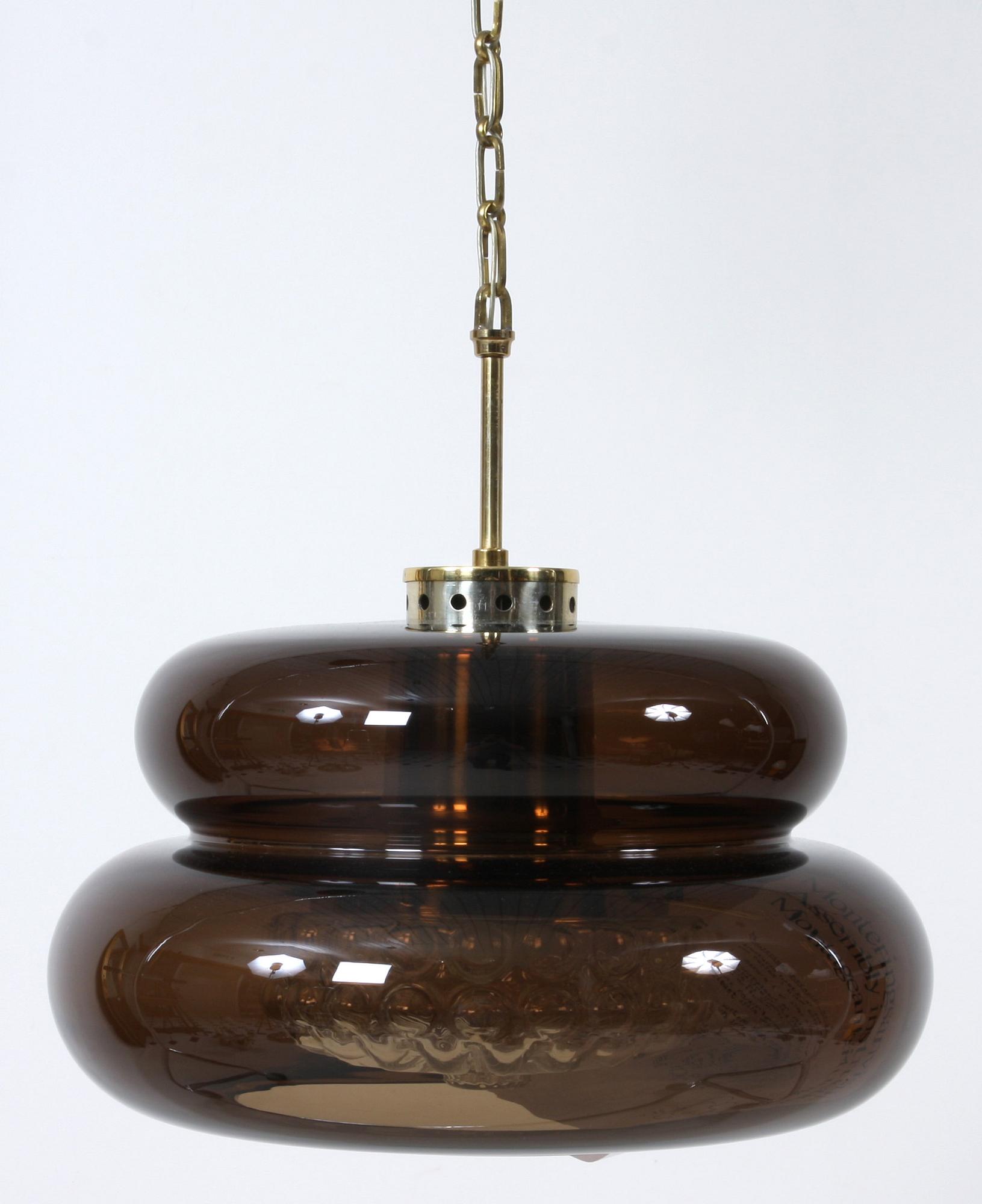 TAKLAMPA, "RD 2177/117", Carl Fagerlund, Orrefors, 1970-talets mitt. H 25.