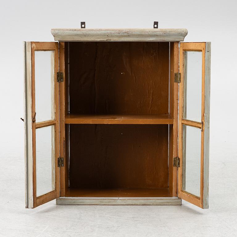 A wall cabinet, late 19th Century.