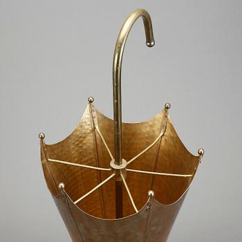 PARAPLYSTÄLL, mässing, 1900-talets andra hälft.