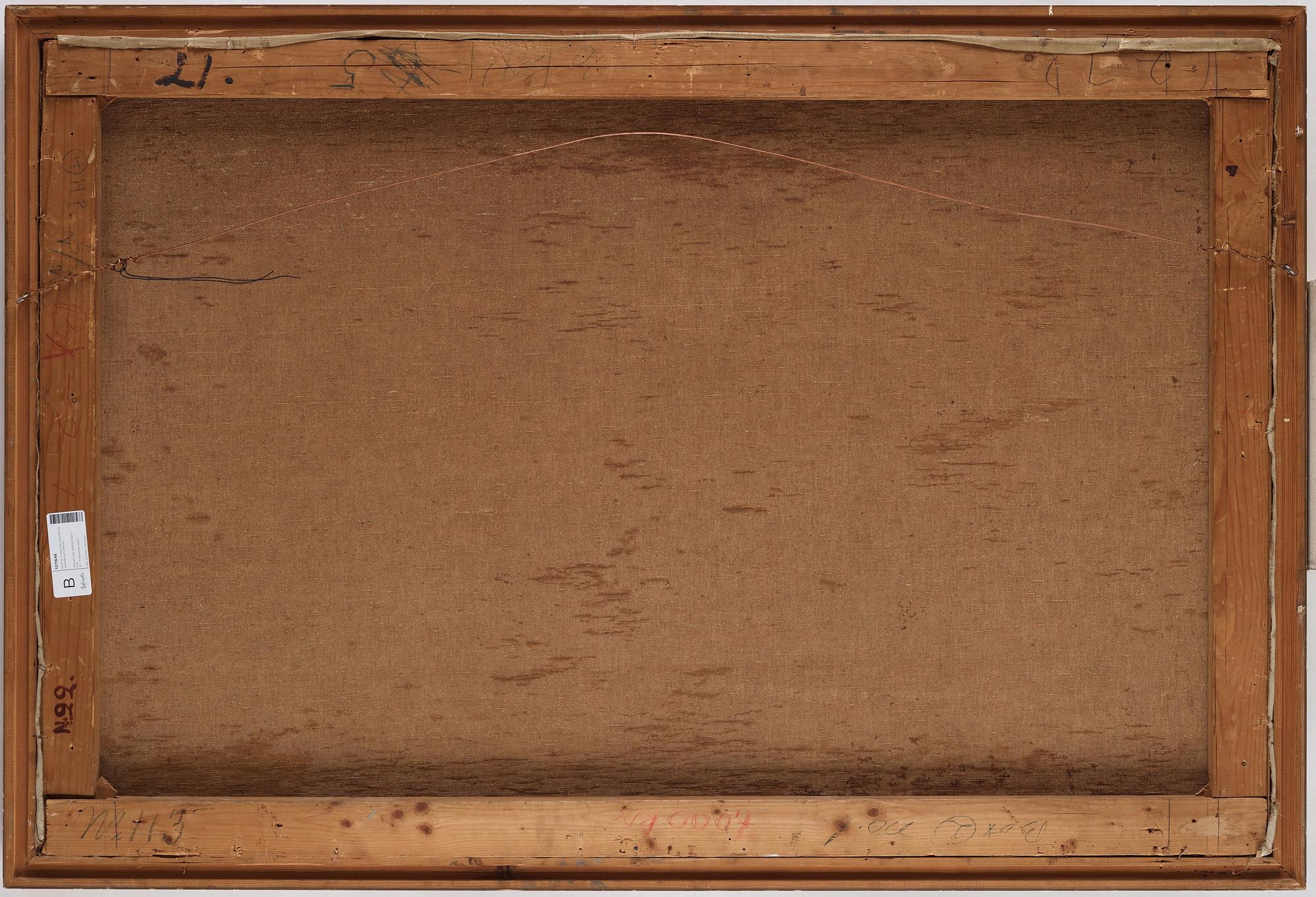 Gustaf Fjaestad, Tracks in deep snow.