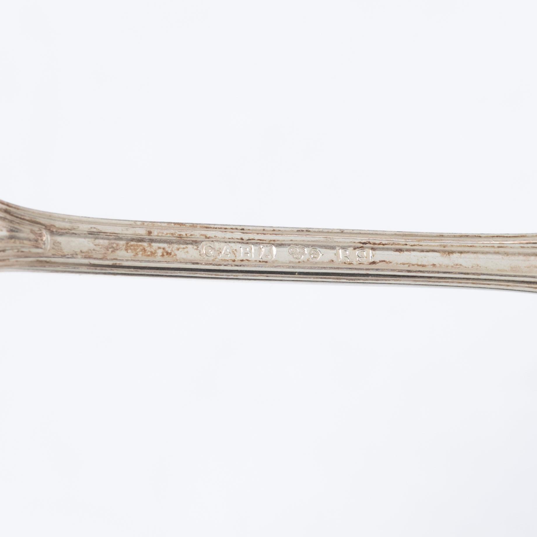 Sandwich cutlery, silver, model "Olga", GAB, Stockholm and Eskilstuna, some 1967 (20 pieces).