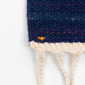 Claesson Koivisto Rune, a carpet, "Forell, Norrskensblå", flat weave, ca 223 x 212 cm, signed AB MMF MC EK OR.