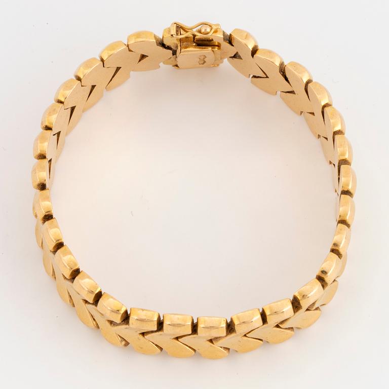 ARMBAND, 18K guld.