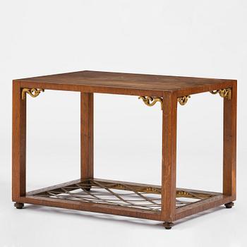 Niels Holger Rasmussen, an oak coffee table, Denmark, ca. 1924-27.