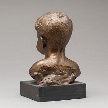 ALESSANDRO MORETTI, signerad och daterad 1938, patinerad brons.