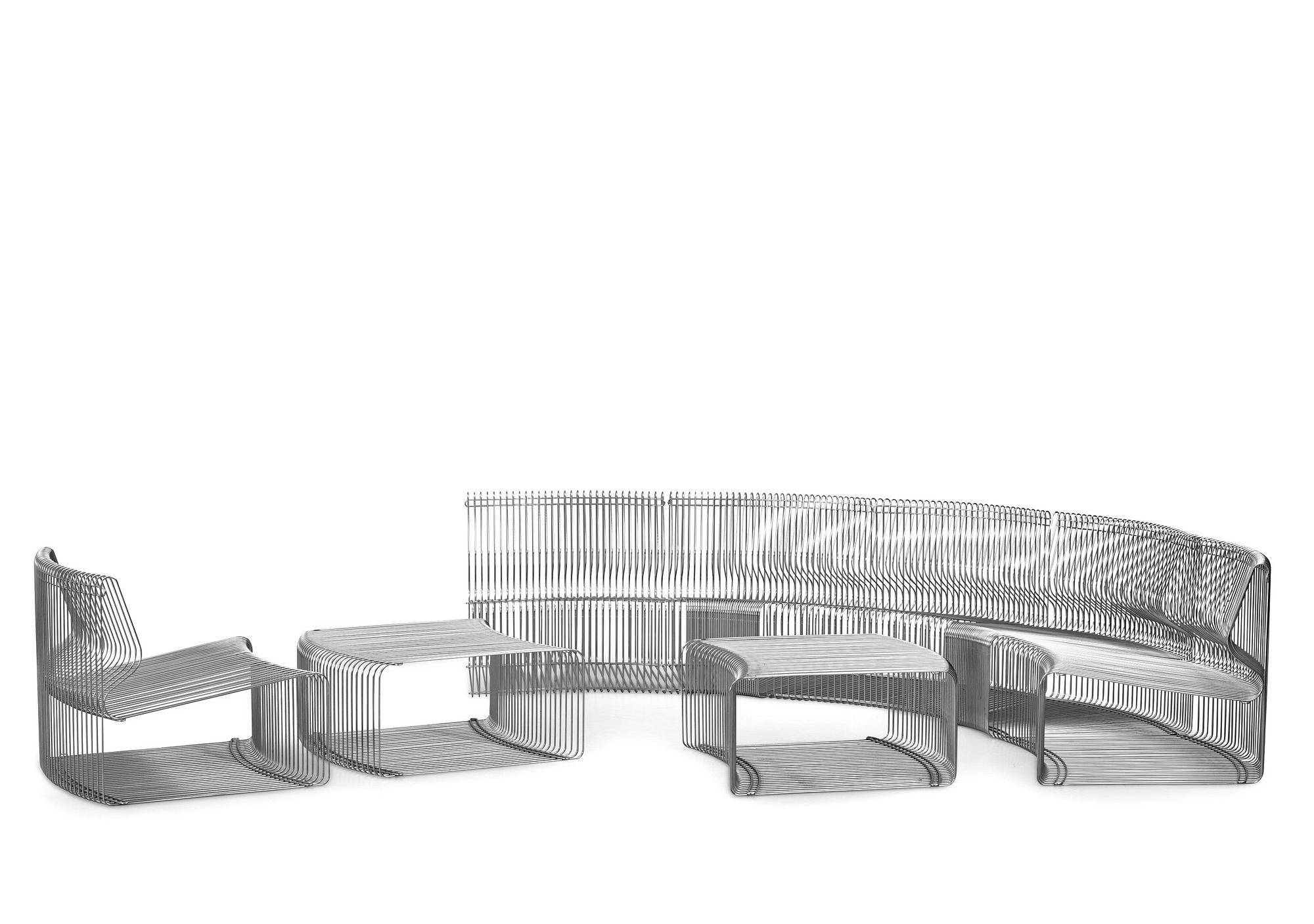 Verner Panton, an eight-piece "Pantonova" modular sofa model "113T" & "117T", Fritz Hansen 1970s.