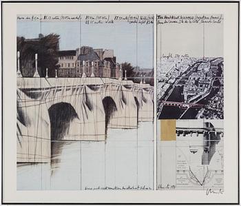 CHRISTO & JEANNE-CLAUDE, colouroffset, signed.