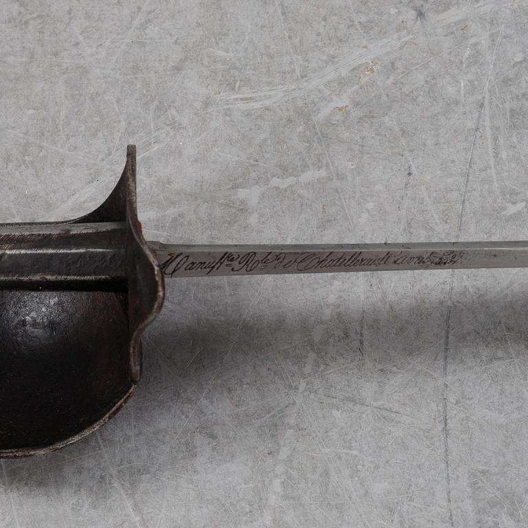 Huggare, fransk, m/1801.