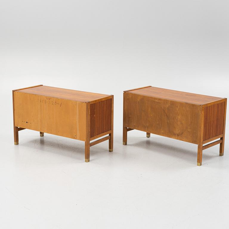 Carl-Axel Acking, likely, a pair of sideboards, Svenska Möbelfabrikerna, Bodafors, mid-20th century.