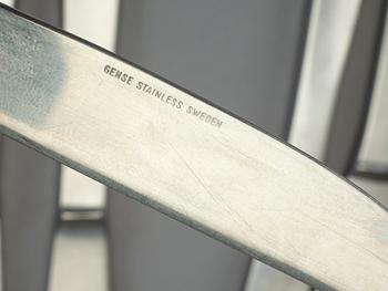 BESTICKUPPSÄTTNING, ca 304 delar, "Facette", Folke Ahrström,  AB Gense, Eskislstuna, 1940-tal.