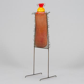 Markku Salo,  a glass sculpture, signed Markku Salo Nuutajärvi Notsjö 1991.