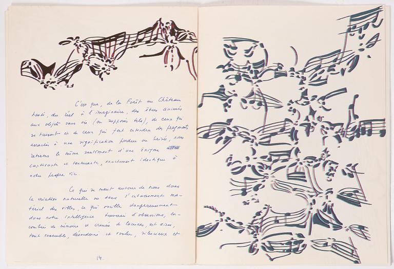 Periodicals, 9 pcs, "Derrière Le Miroir", published by Galerie Maeght.