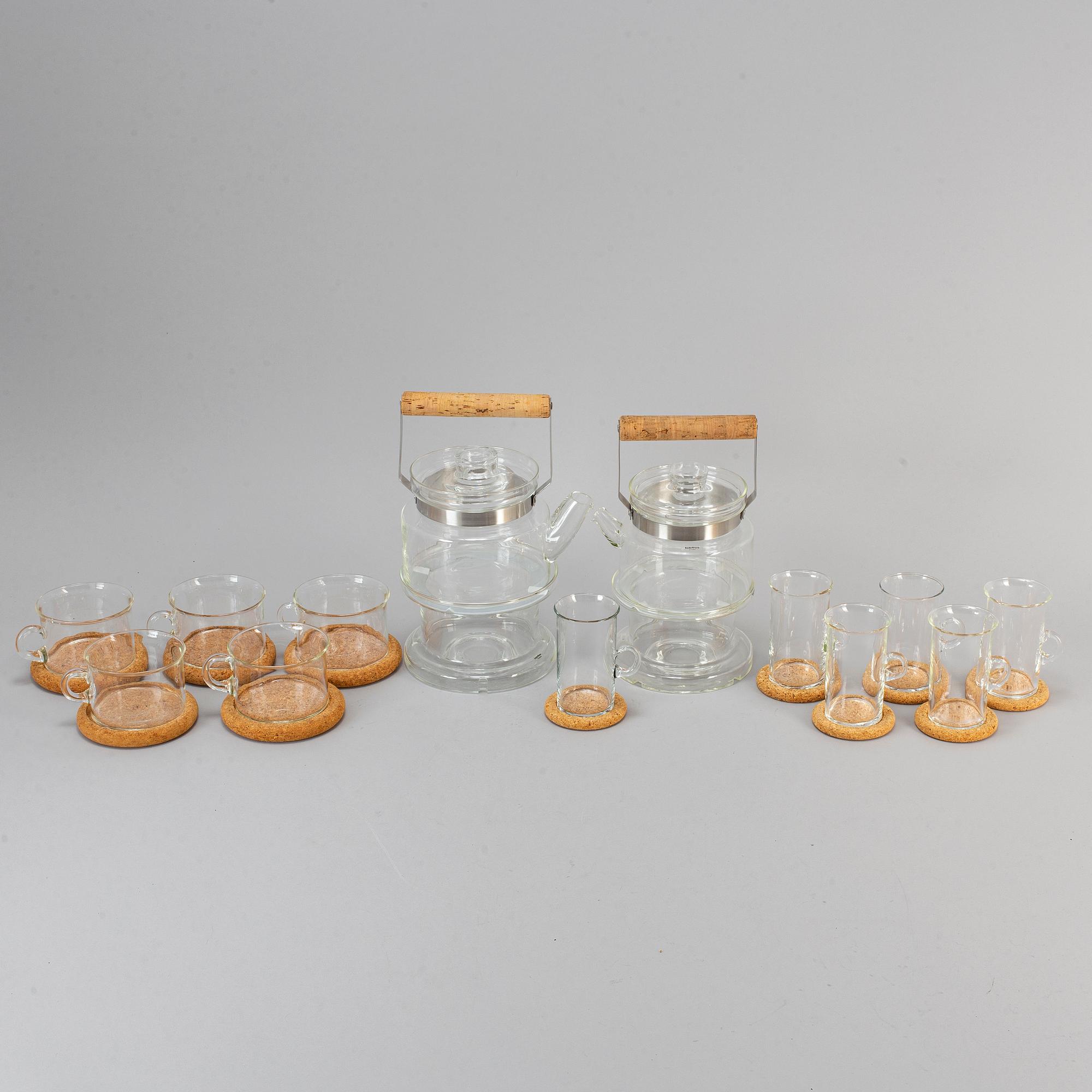 SIGNE PERSSON-MELIN, teservis, 13 delar, glas, Boda Nova.