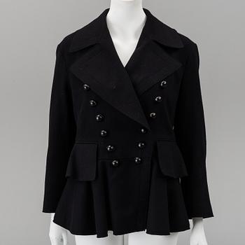 BURBERRY, wool coat.