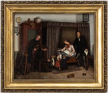 Unknown artist, 19th century, A final farewell.