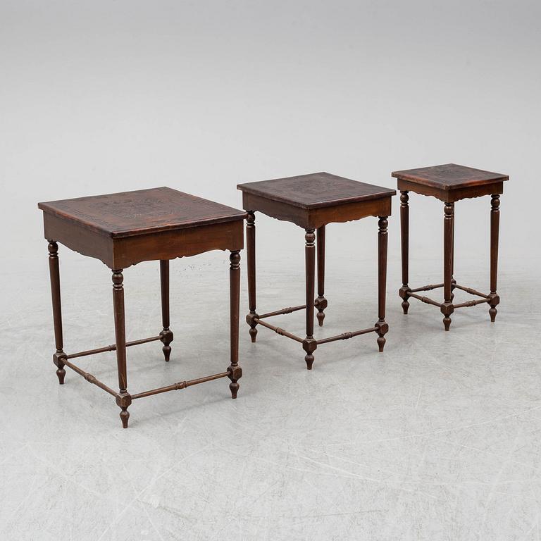 3 tables,   Angel Pazmino,  Ecuador, 1960s.