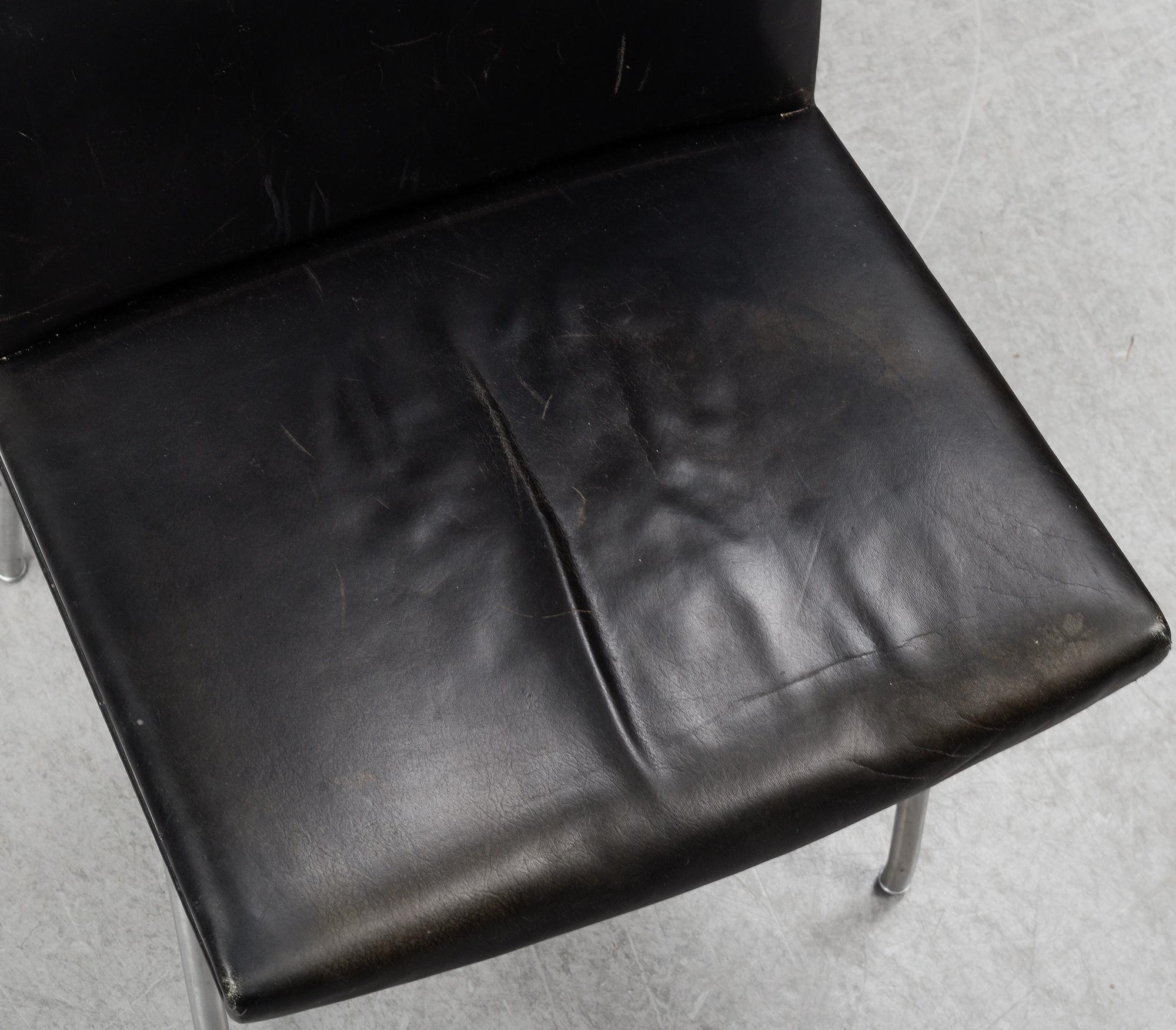 HANS J WEGNER, a 'CH 401' 'Lufthavnstolen' chair from the Kastrup series, Denmark, 1960's.