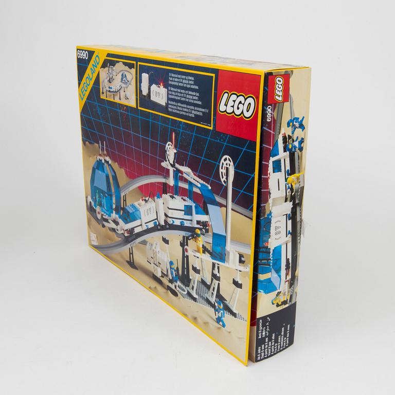LEGO, "Monorail Transport System" 6990 samt 6921, Danmark, 1987.