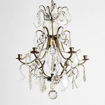 Chandelier, Rococo style, 20th century.
