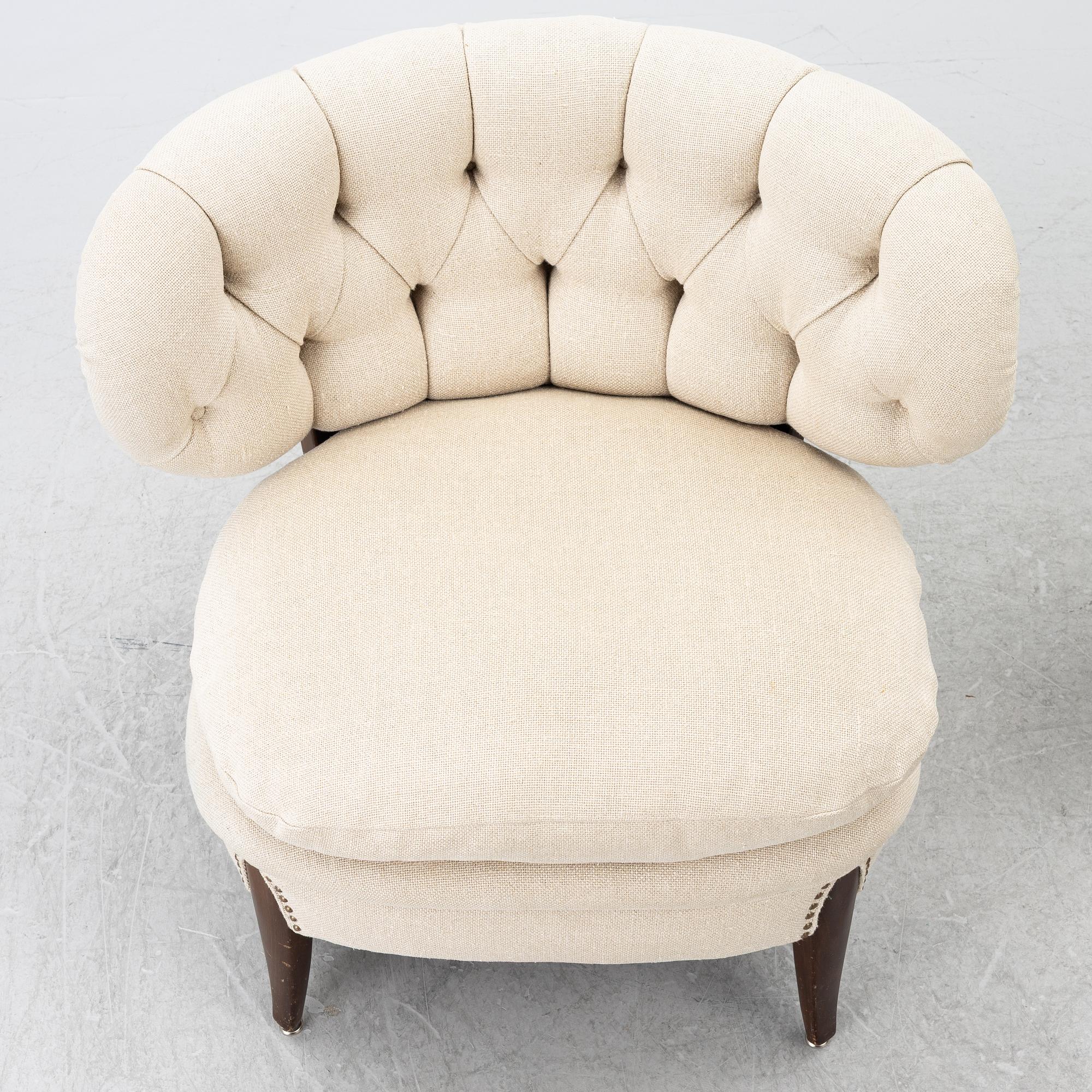 Otto Schulz, fåtöljer, ett par, Jio Möbler, 1900-talets andra hälft.