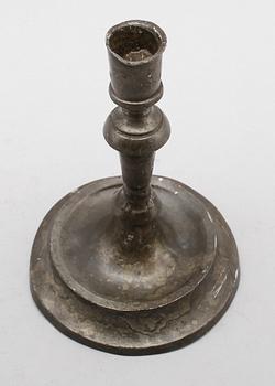 LJUSSTAKE, tenn, barock, 1700-tal.