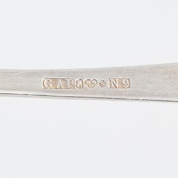 Jacob Ängman, bestickservis, 83 delar, silver, "Rosenholm", GAB, Stockholm, 1941-88.