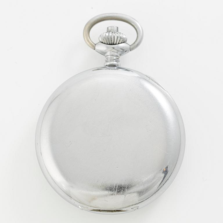 Universal Genève, pocket watch, chronograph, 51 mm.