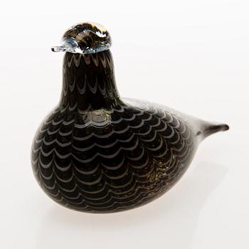 OIVA TOIKKA, a glass bird, signed O. Toikka Nuutajärvi.