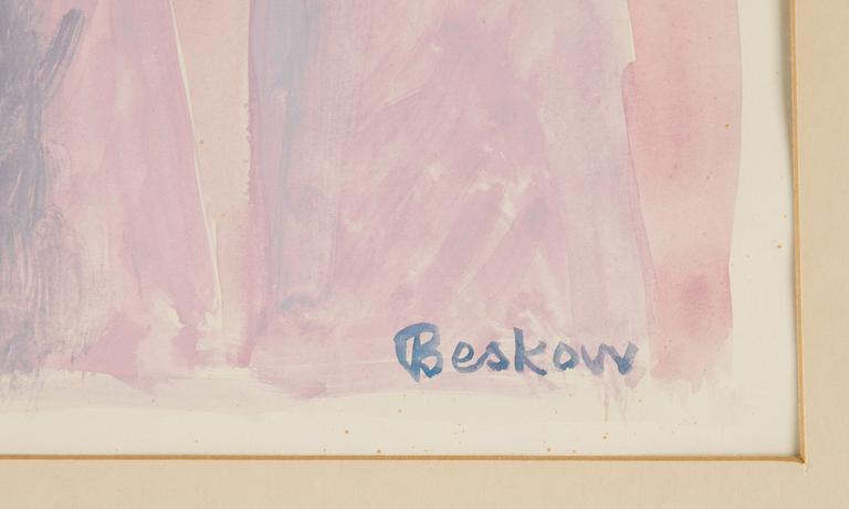 Bo Beskow, gouache, signed.