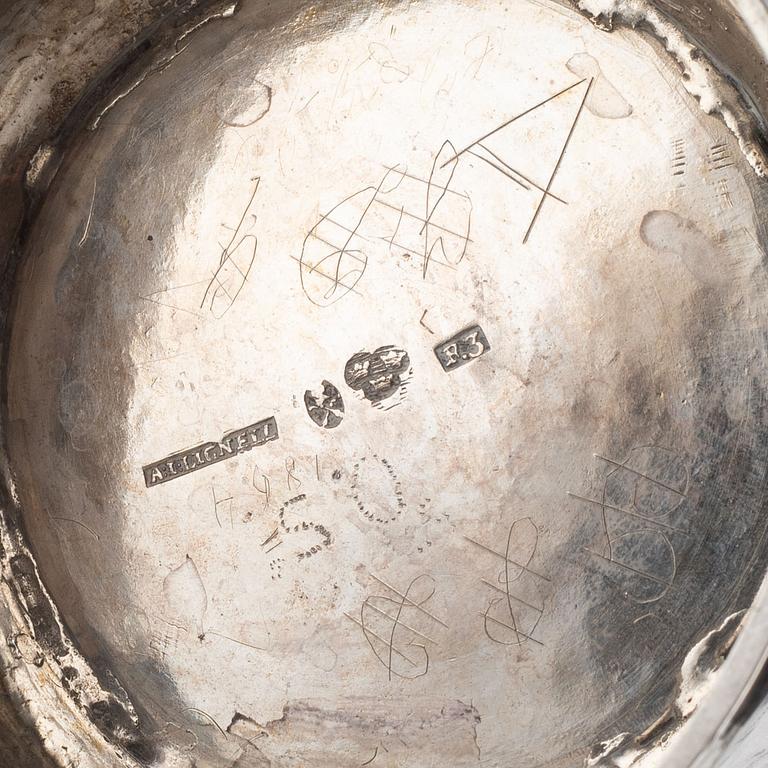 Anders Johan Lignell, bägare, silver, Sundsvall, 1823.