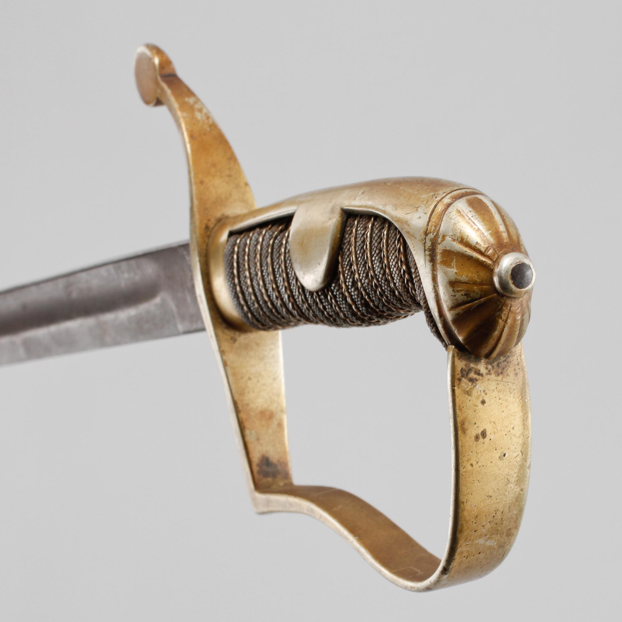 BLANKVAPEN, märkt Solingen, Danmark, omkring sekelskiftet 1800/1900.