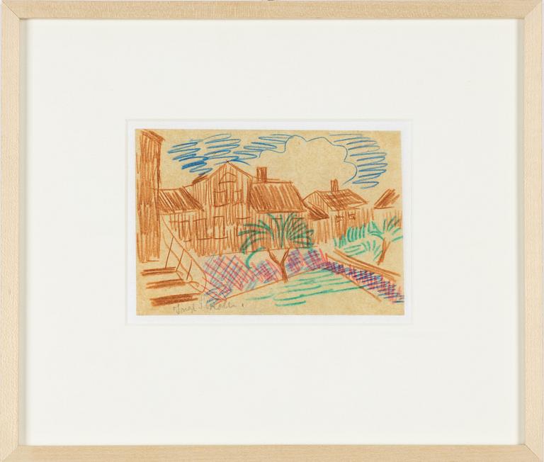 Inge Schiöler, Det bruna huset.