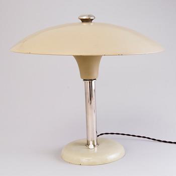 MAX SCHUMACHER, A 1930's German table lamp for MWS (Metallwerk Werner Schröder) Lobenstein.