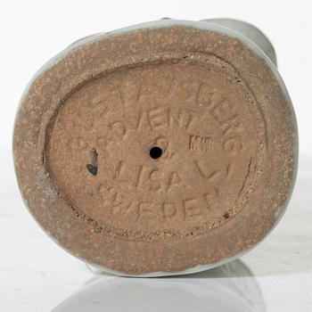 Lisa Larson, figurines/candle holders, 4 pcs, "Advent", stoneware, Gustavsberg.