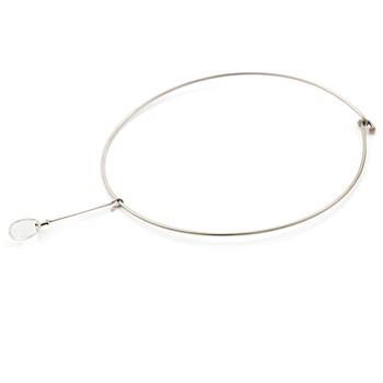 Vivianna Torun Bülow-Hübe, hänge silver med bergkristall, för Georg Jensen.