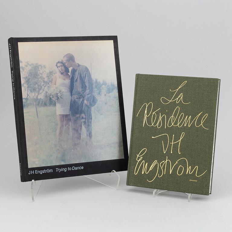 JH Engström, two photobooks, 'Trying to dance' & 'La Résidence', one signed.